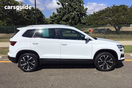 White 2022 Skoda Karoq Wagon Style 110Tsi