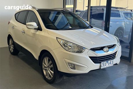 White 2012 Hyundai IX35 SUV HIGHLANDER 4WD
