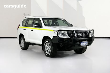 White 2019 Toyota Landcruiser Prado Wagon Gx (4X4)