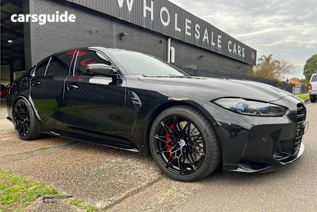 Black 2022 BMW M3 Sedan COMPETITION 4X4