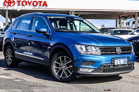 Blue 2016 Volkswagen Tiguan Wagon 110 Tsi Comfortline