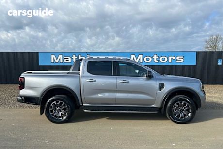 Silver 2023 Ford Ranger Ute Tray WILDTRAK 4X4