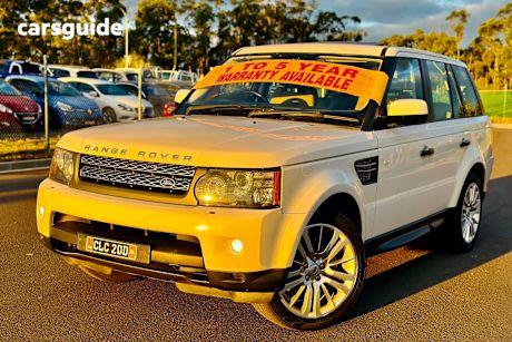 White 2010 Land Rover Range Rover Sport Wagon 3.6 Tdv8