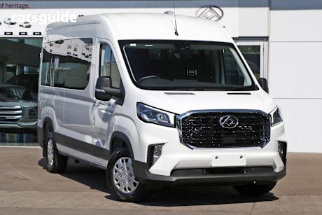 White 2024 LDV Deliver 9 Mini-bus Lwb Mid Roof 14 Seat