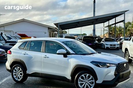 White 2022 Toyota Corolla Cross SUV GX F