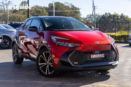 Red 2023 Toyota C-HR SUV KOBA F
