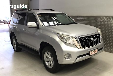 Silver 2015 Toyota Landcruiser Prado SUV GXL 4X4