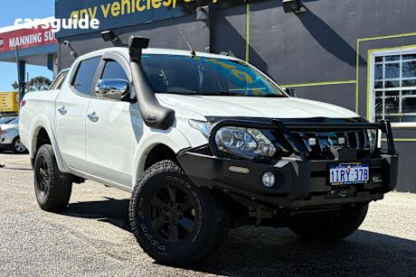 White 2017 Mitsubishi Triton Ute Tray GLS 4X4