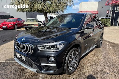 Black 2018 BMW X1 SUV XDRIVE25I 4WD
