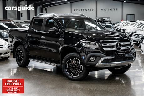 Black 2018 Mercedes-Benz X Ute Tray X350D POWER 4X4