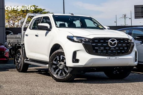 White 2025 Mazda BT-50 Dual Cab Chassis Gt (4X4)