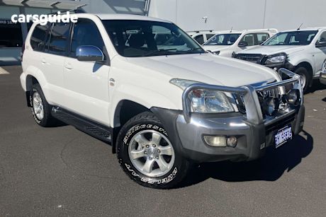 White 2008 Toyota Landcruiser Prado Wagon Gx (4X4)