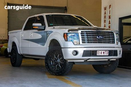 White 2012 Ford F150 Ute Tray