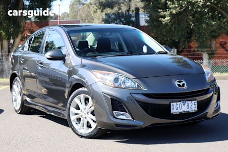Grey 2009 Mazda Mazda3 Sedan SP25 F