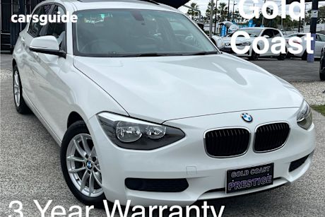 White 2014 BMW 1 Hatch 116I R