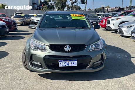 Grey 2016 Holden Commodore Sedan SV6 BLACK R