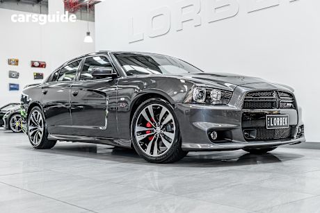 Grey 2012 Dodge Charger Sedan SRT-8