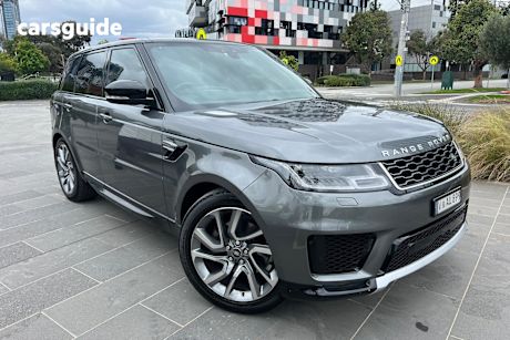 Grey 2018 Land Rover Range Rover Sport SUV SDV6 HSE 4X4