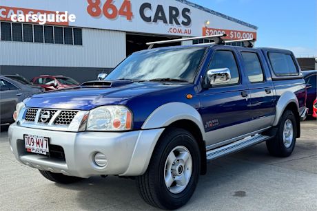 Blue 2008 Nissan Navara Ute Tray ST-R 4X4