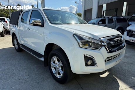 White 2018 Isuzu D-MAX Crew Cab Utility Ls-U Hi-Ride (4X2)
