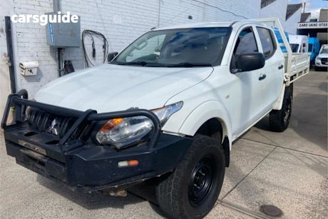 White 2016 Mitsubishi Triton Ute Tray GLX+ 4X4