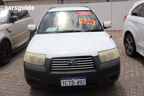 White 2008 Subaru Forester Wagon X