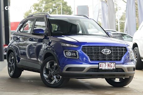 Blue 2025 Hyundai Venue Wagon Active