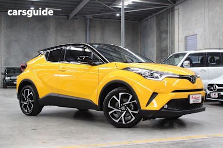 Yellow 2019 Toyota C-HR SUV KOBA F
