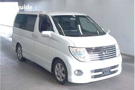 White 2007 Nissan Elgrand OtherCar 8 SEATER LUXURY PEOPLE MOVER