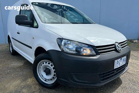 White 2012 Volkswagen Caddy Commercial TSI160