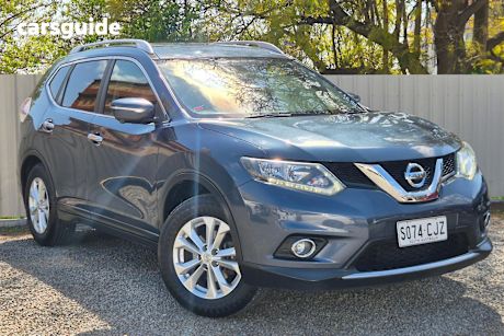 Blue 2016 Nissan X-Trail SUV ST-L F