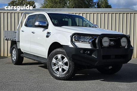 White 2021 Ford Ranger Ute Tray XLT 4X4