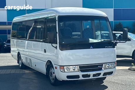 White 2016 Mitsubishi ROSA BUS OtherCar DELUXE