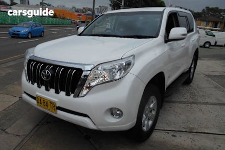White 2015 Toyota Landcruiser Prado Wagon Gxl (4X4)