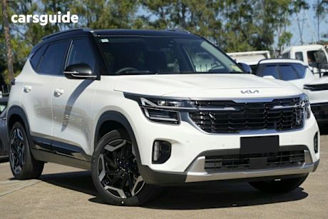 Black 2025 Kia Seltos SUV GT-LINE 4X4