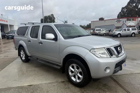 Silver 2014 Nissan Navara Ute Tray ST 4X4