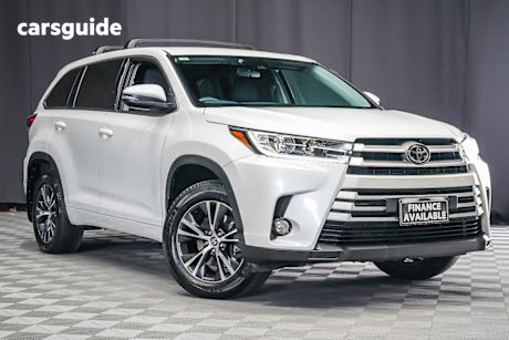 White 2019 Toyota Kluger Wagon Gx (4X4)