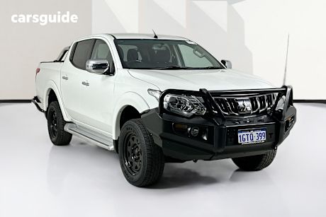 White 2018 Mitsubishi Triton Dual Cab Utility Gls (4X4)