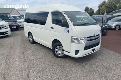 White 2016 Toyota HiAce Commercial VAN 4D WELCAB