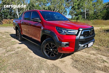 Red 2022 Toyota Hilux Double Cab Pick Up Rogue (4X4)