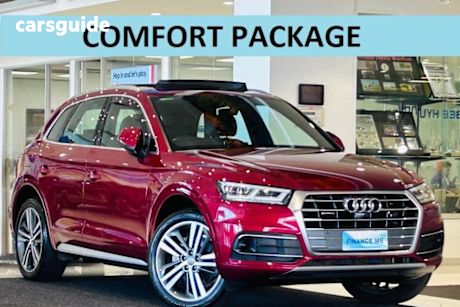 Red 2019 Audi Q5 SUV 40 TDI SPORT 4X4