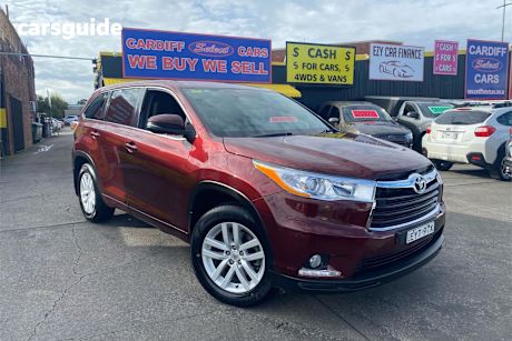 Red 2015 Toyota Kluger Wagon Gx (4X2)