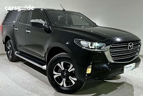 Black 2023 Mazda BT-50 Ute Tray GT 4X4