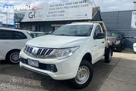 White 2015 Mitsubishi Triton Ute Tray GLX