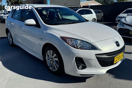 White 2012 Mazda 3 Hatchback Diesel