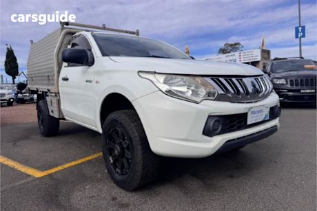 White 2016 Mitsubishi Triton Ute Tray GLX R