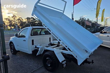 White 2014 Nissan Navara Cab Chassis Rx (4X4)