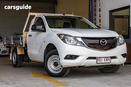 White 2017 Mazda BT-50 Cab Chassis Xt (4X2)