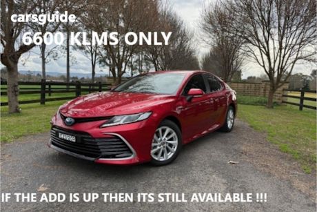 Red 2023 Toyota Camry Sedan Ascent Hybrid