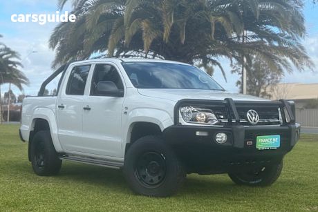 White 2021 Volkswagen Amarok Ute Tray TDI550 CORE 4X4